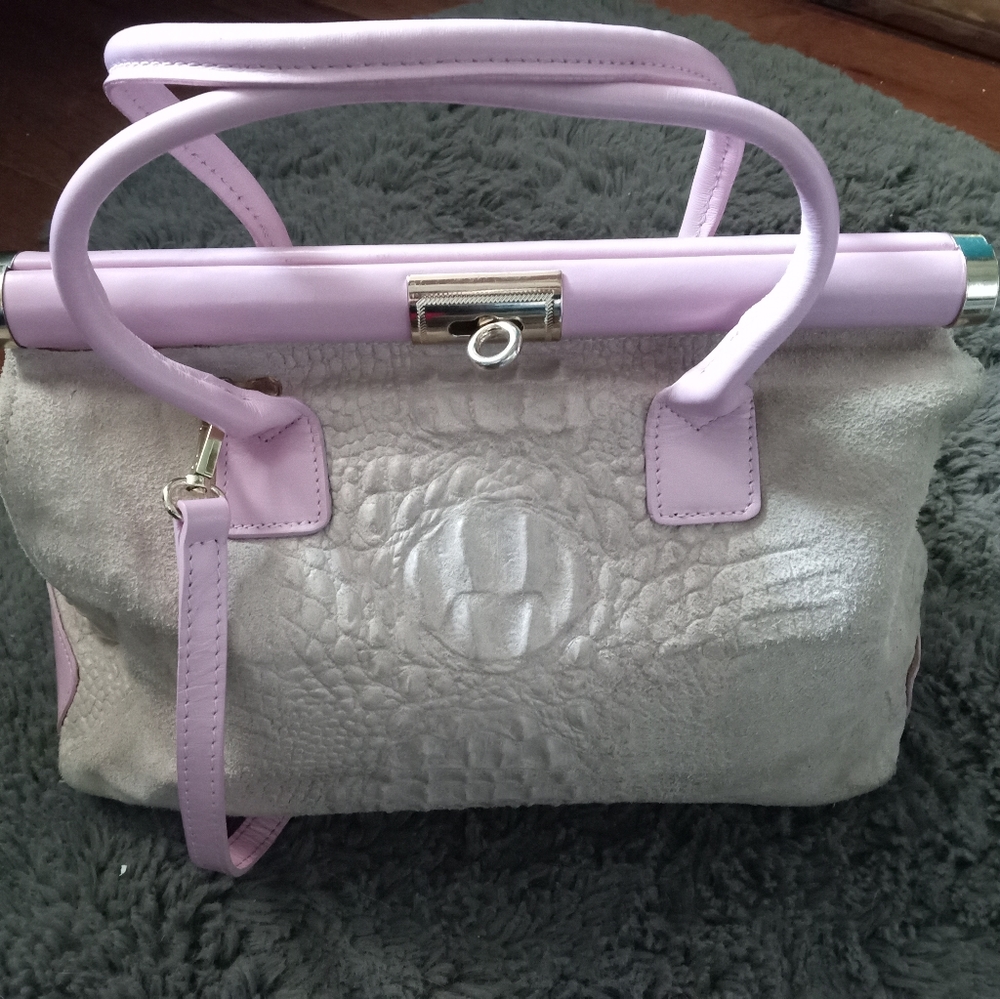 Genuine leather gator skin purse